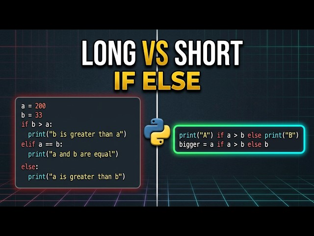 Master Python Conditional Statements If,Else, Nested If, Shorthand If, Logical Operators, Pass