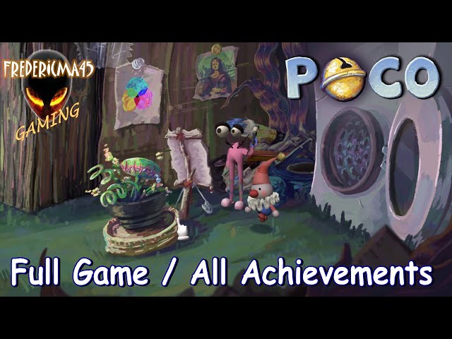 Poco FULL GAME Walkthrough / All Achievements (Point-and-click Adventure Game) [Free Game on Steam]