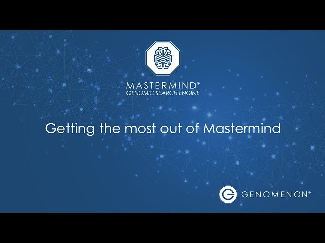 Getting the Most out of Mastermind Tutorial