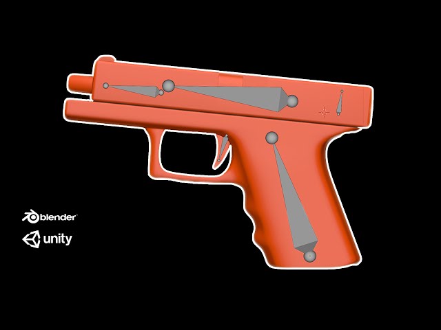 Modeling, Rigging And Animating A Gun In Blender And Unity