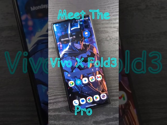 Vivo X Fold 3 Pro is the PERFECT Gaming Phone!!! #vivo #vivoxfold3pro #shorts #gaming