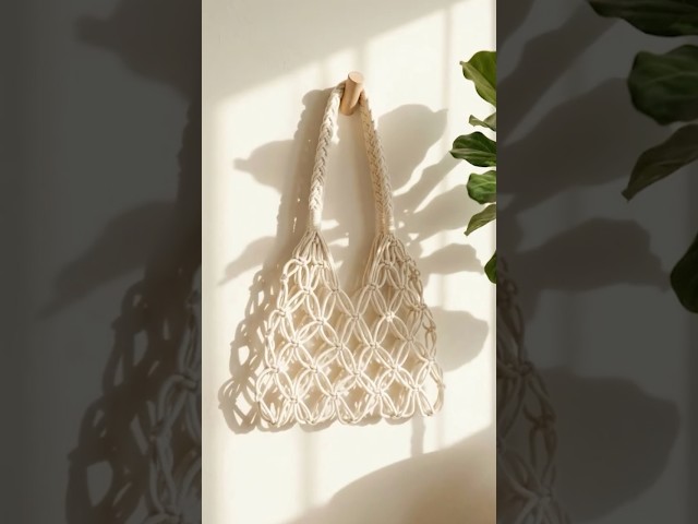 Macrame Bag Tutorial for Beginners| Easy Boho Fashion