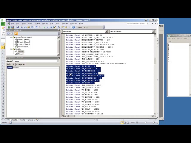 07 VBA Excel Windows API   V1 06   How to Minimize Maximize and Restore An External Windows Applicat