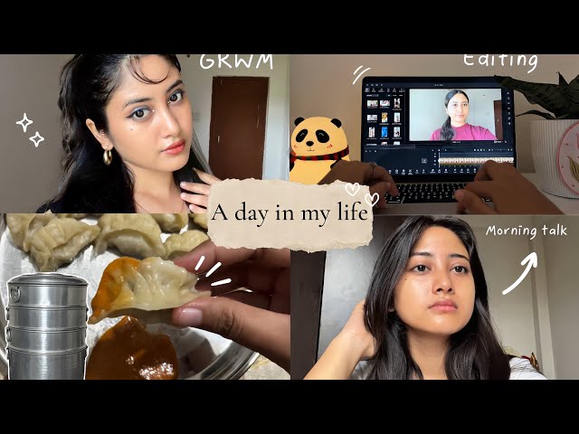 A day in my life 🍃￼| filming, editing, skincare , yapping & more 🤍