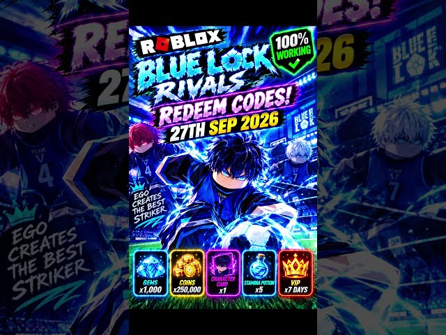 ALL NEW Blue Lock Rivals Codes | Blue Lock Rivals Redeem Codes