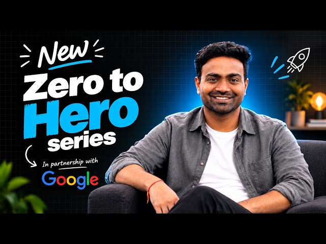 New Zero to Hero series - AI Agents Zero to Hero | Beginner Level