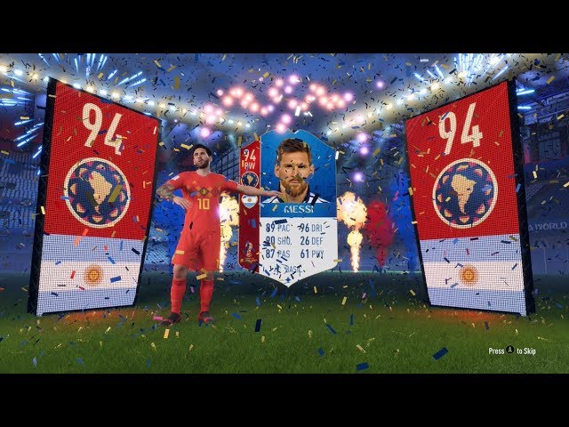 I PACKED MESSI! 12K FIFA POINTS WORLD CUP MODE PACK OPENING!