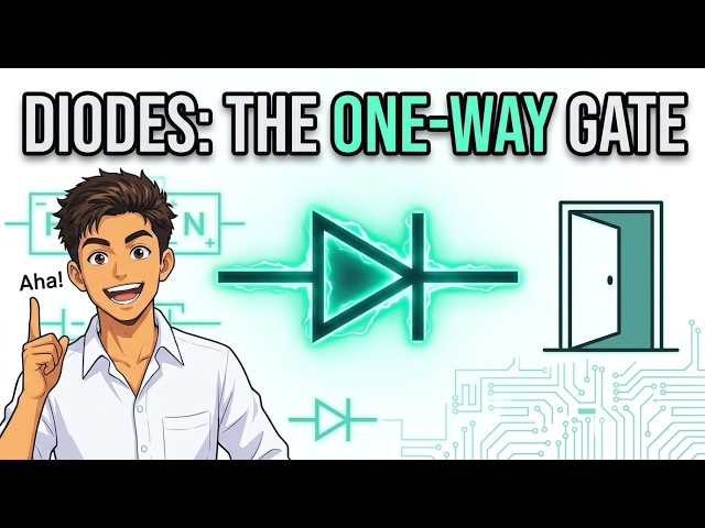 Diodes Explained in 3 Minutes: The One-Way Gate of Electronics