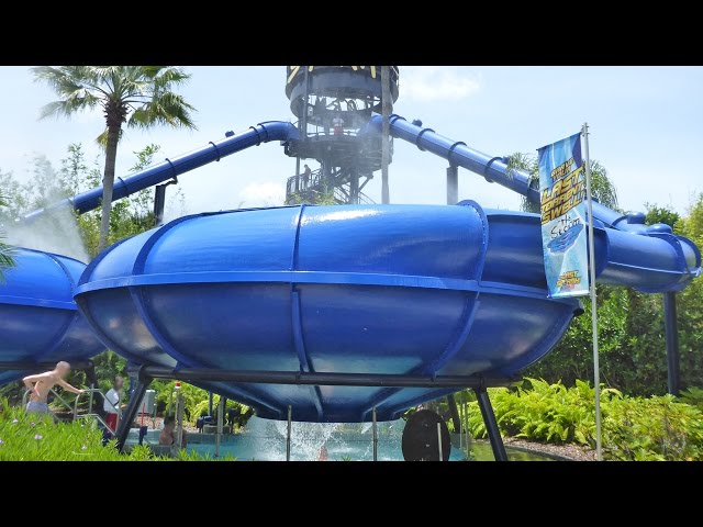 Wet 'n Wild Orlando - "The Storm" Space Bowl Water Slide Onride POV