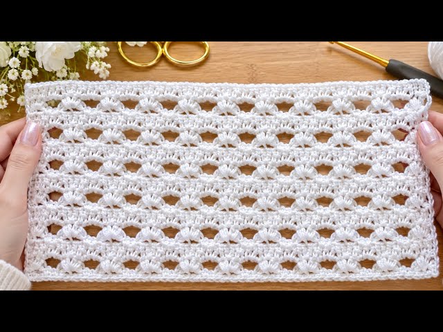 ❤️Easy & Beautiful Crochet Stitch! Beginner Friendly, Stunning 3D Blanket Pattern