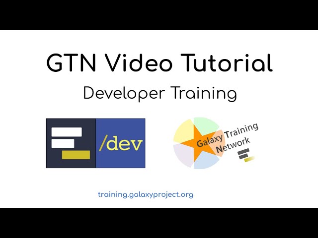 GTN Training - Dev - Debugging Galaxy: Selenium Test Failures