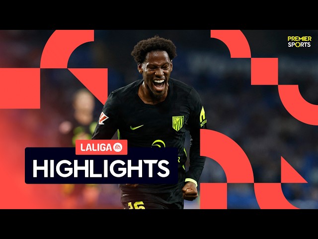 HIGHLIGHTS | Real Sociedad 0-3 Atlético de Madrid | Jonathan David scores first Atleti goal