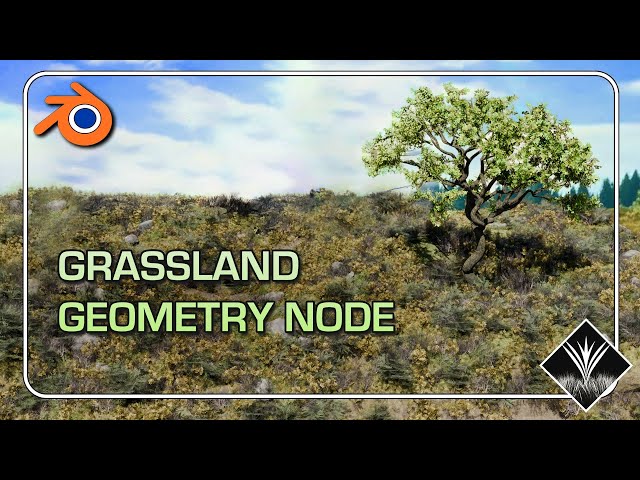 3DT Grasslands Terrain Generator – Blender Geometry Node