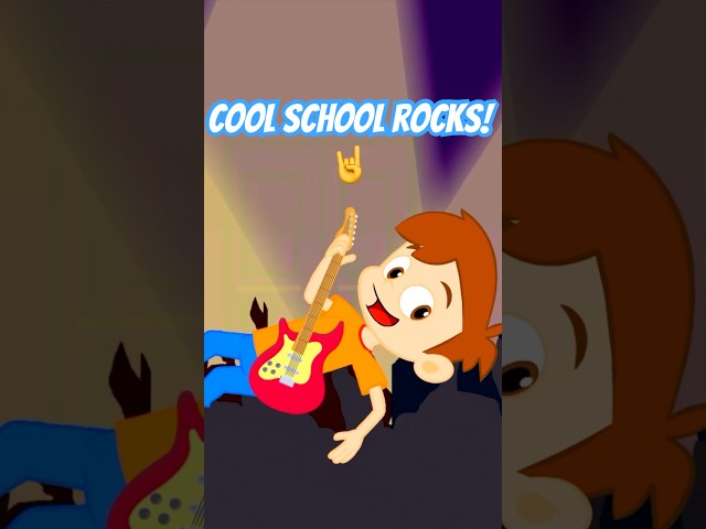 ROCKSTAR DREW! 👨‍🎤 🤘 Rocks the Battle of the Bands | Cool School Cartoons #shorts