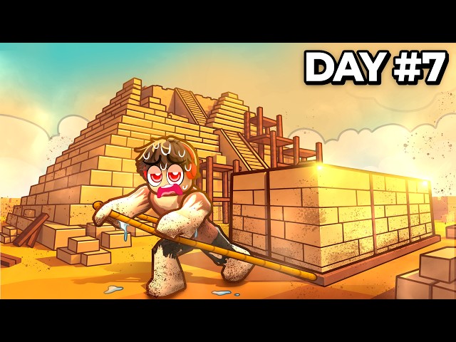 I Can’t Leave Until I Build a PYRAMID in Roblox..