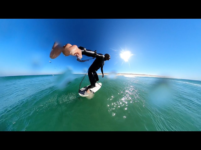 Ride & Glide, Surf foil session cap ferret gopro 360