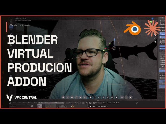 Blender Claude Virtual Production Addon