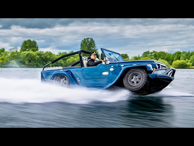 WaterCar EV - Street Legal Boat Goes From Road To Water Instantly