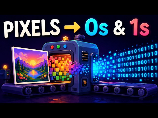 How Does a Picture Become 0s and 1s? | Binary Explained