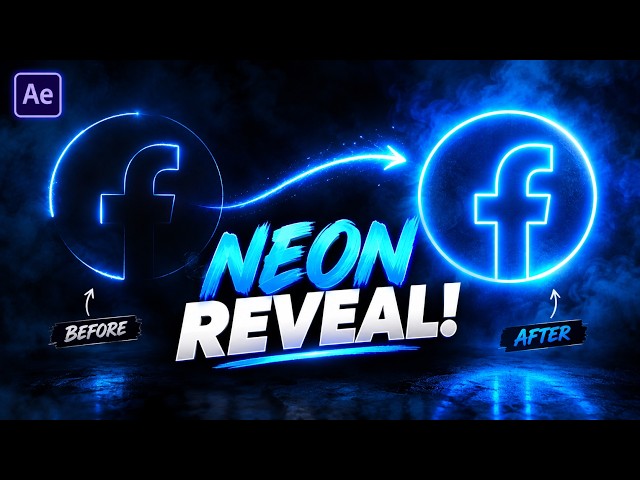 How to Make a Neon Logo Reveal in After Effects