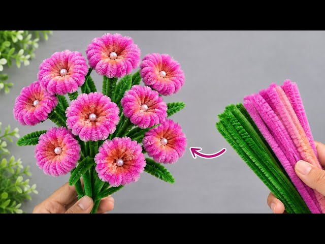 Easy Pipe Cleaner Flowers 🌸 | Beautiful DIY Flowers Anyone Can Make!