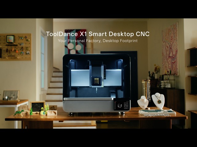 Meet ToolDance X1 | Smart Desktop CNC with Industrial Production Capability