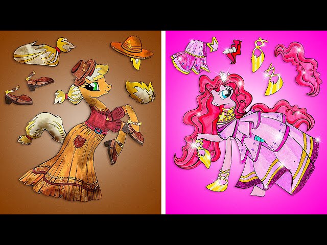 ✨ ¡Reto de Outfits Rico VS Pobre para un Unicornio Mágico! 🦄 Diversión con Muñecas de Papel DIY ✨