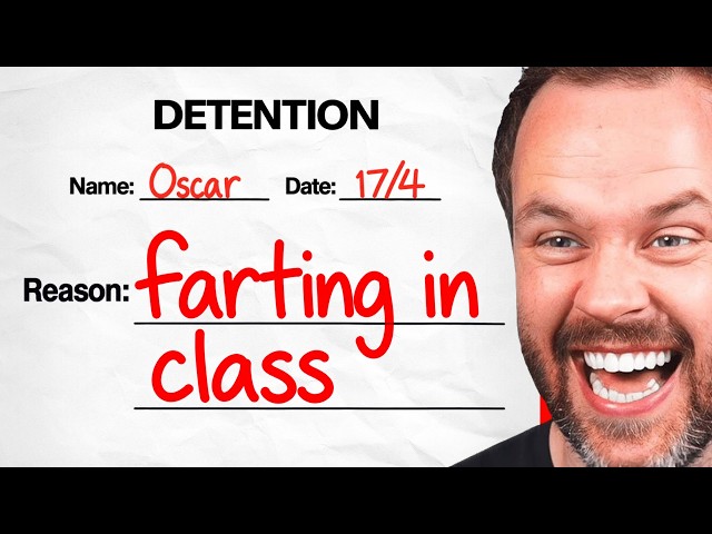 World's FUNNIEST School Detention Slips