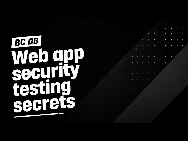 What is the Best Way to Test a Web Application for Security Vulnerabilities?