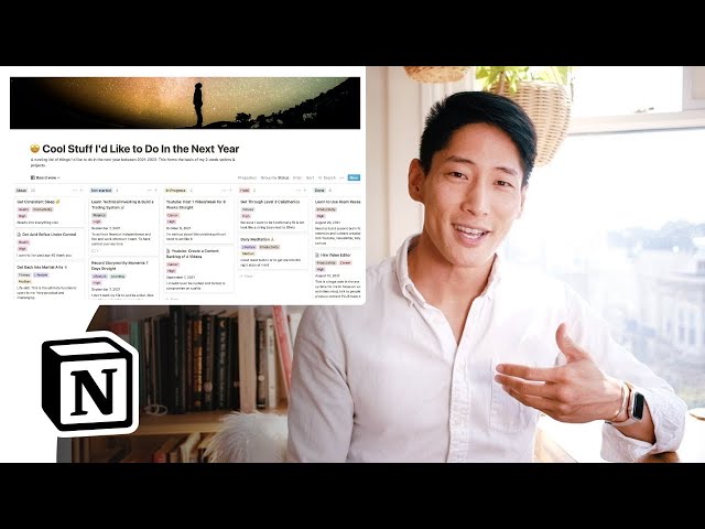 How I Plan My Year with Notion (Tour & Template)