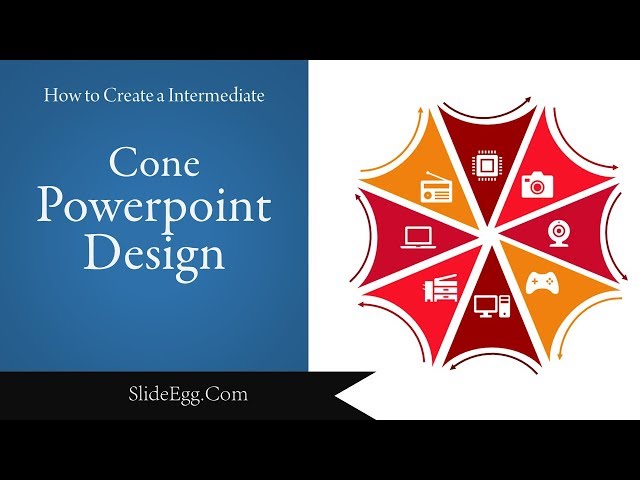 how to design an Intermediate Cone PowerPoint Design