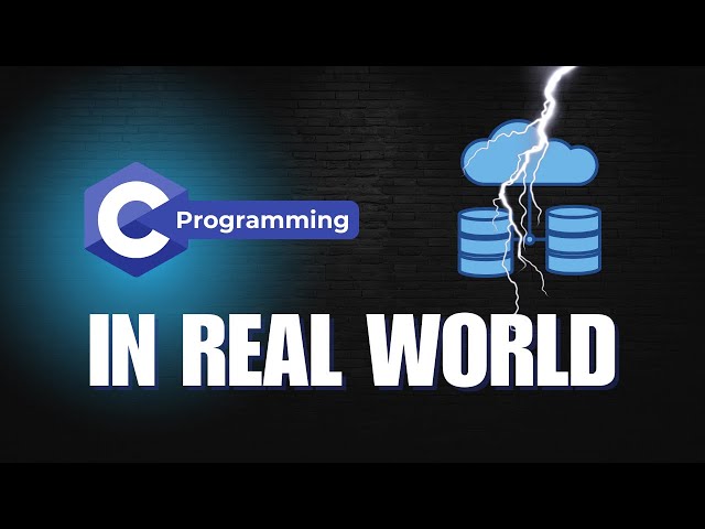 Real-World Applications of C Programming | System Programming, Networking, APIs & More