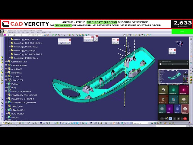 Door Panel Pulling Cup | Master Section, Close Volume & Draft Analysis | CATIA | MNC OEM Method