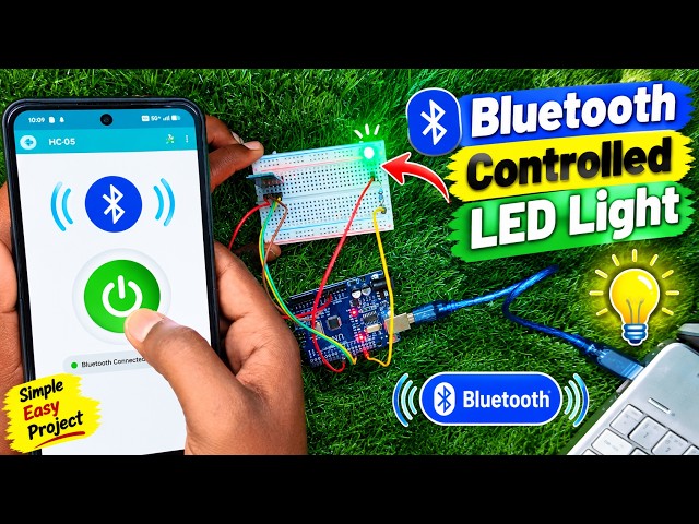 Bluetooth Controlled LED | Simple & Amazing Arduino Project