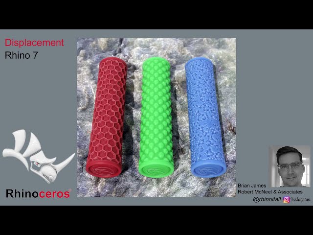 Displacement Textures in Rhino 7