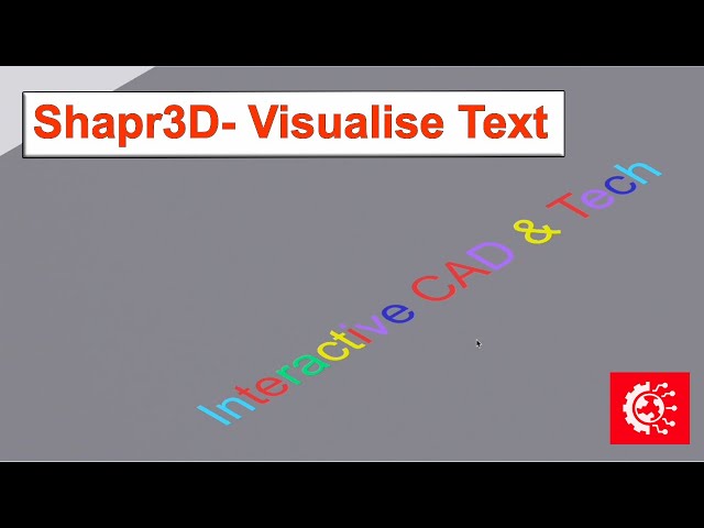 Shapr3D Tutorial: Visualise Engraved Text on a Part