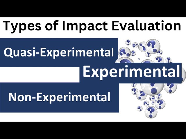 How many types of impact evaluation are there?