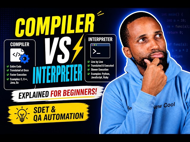 Compiler vs Interpreter Explained (Beginner Guide for SDET & QA Automation)
