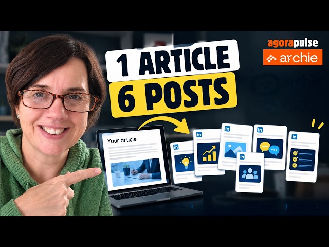 I Turned ONE LinkedIn Article Into 6 Posts With AI (Archie Tutorial)