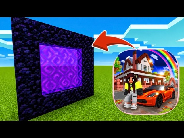 I Found a Real PARTY CRAFT Portal in Minecraft! 😱 #minecraft #partycraft