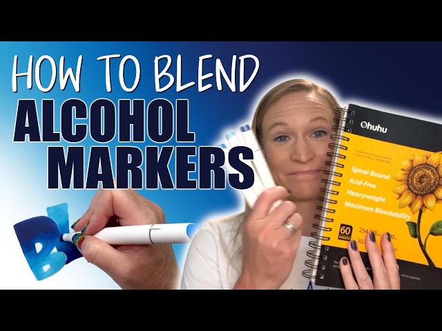How To Blend Alcohol Markers | Let's Make Easy Blendy Lettering!