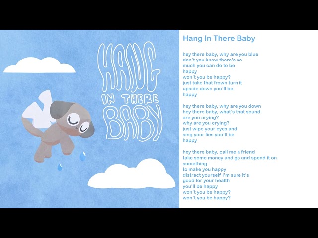 hang in there baby