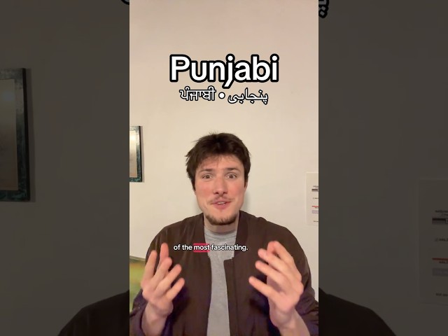 The Punjabi language is fascinating!