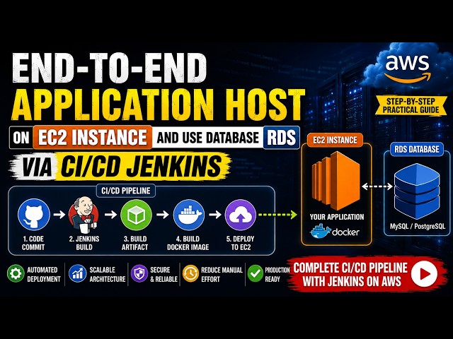 End-to-End CI/CD Pipeline on AWS | Deploy Application on EC2 + RDS using Jenkins