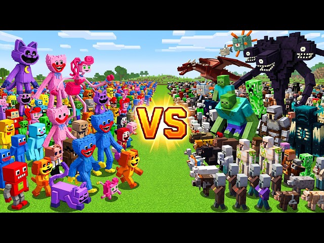 Poppy Playtime Mod VS ALL Mods in Minecraft Java Edition! 🔥😱