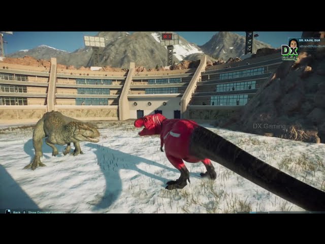 indominus Rex Vs T-Rex Fight