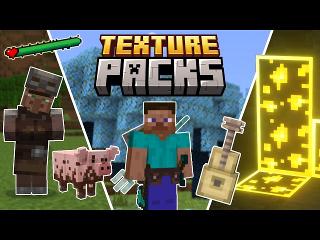 50 BEST Minecraft Resourse Packs (Bedrock)