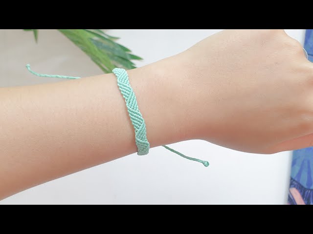 마크라메 한가지색 매듭팔찌 2days How to make a Macrame bracelets