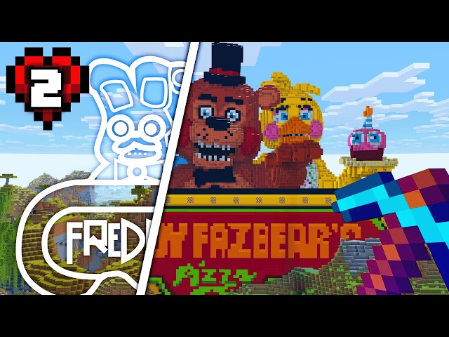 I Built the LARGEST FNAF Build in Hardcore Minecraft