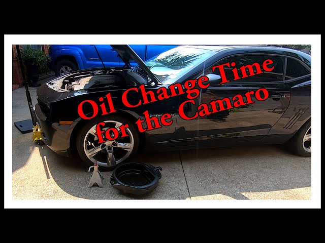 Quick and Easy Oil Change on 5th Gen Camaro
